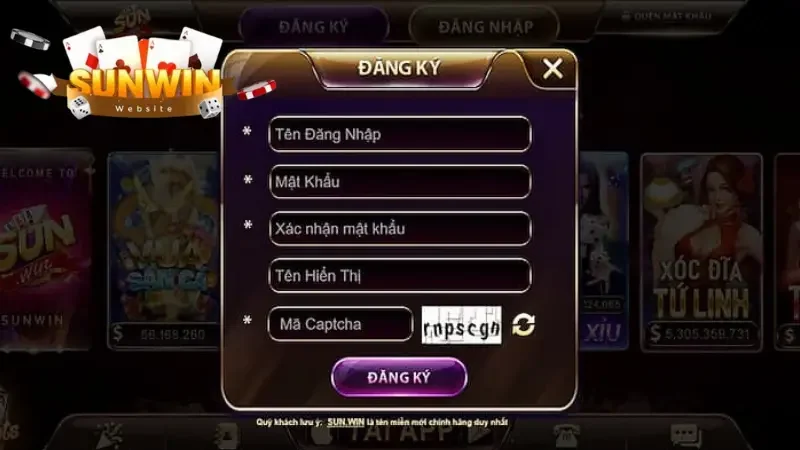 Các lưu ý đăng ký tài khoản Sunwin cho thành viên mới