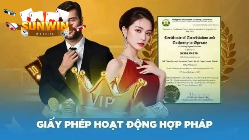 Giấy phép hoạt động có thể xác nhận tính hợp pháp